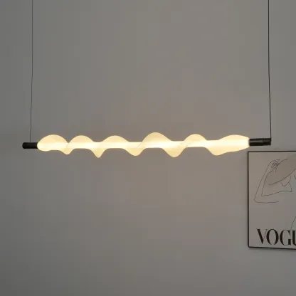 Edge Modern Unusual Fiber Pendant Light Shades Living Dining Room