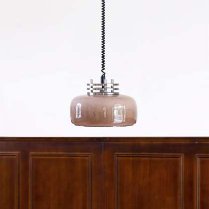 Verona Umber Glass Pendant Lamp