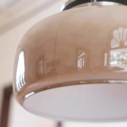 Verona Umber Glass Pendant Lamp