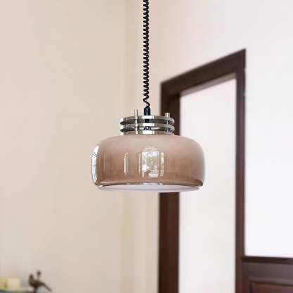 Verona Umber Glass Pendant Lamp