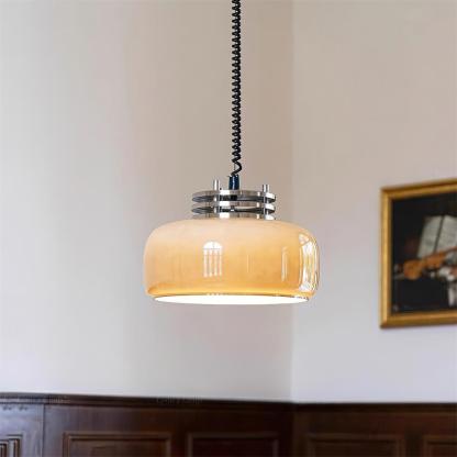 Verona Umber Glass Pendant Lamp