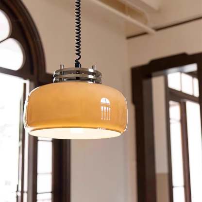 Verona Umber Glass Pendant Lamp