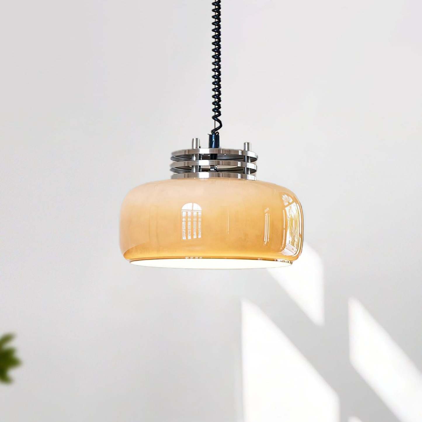 Verona Umber Glass Pendant Lamp