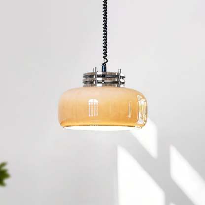 Verona Umber Glass Pendant Lamp