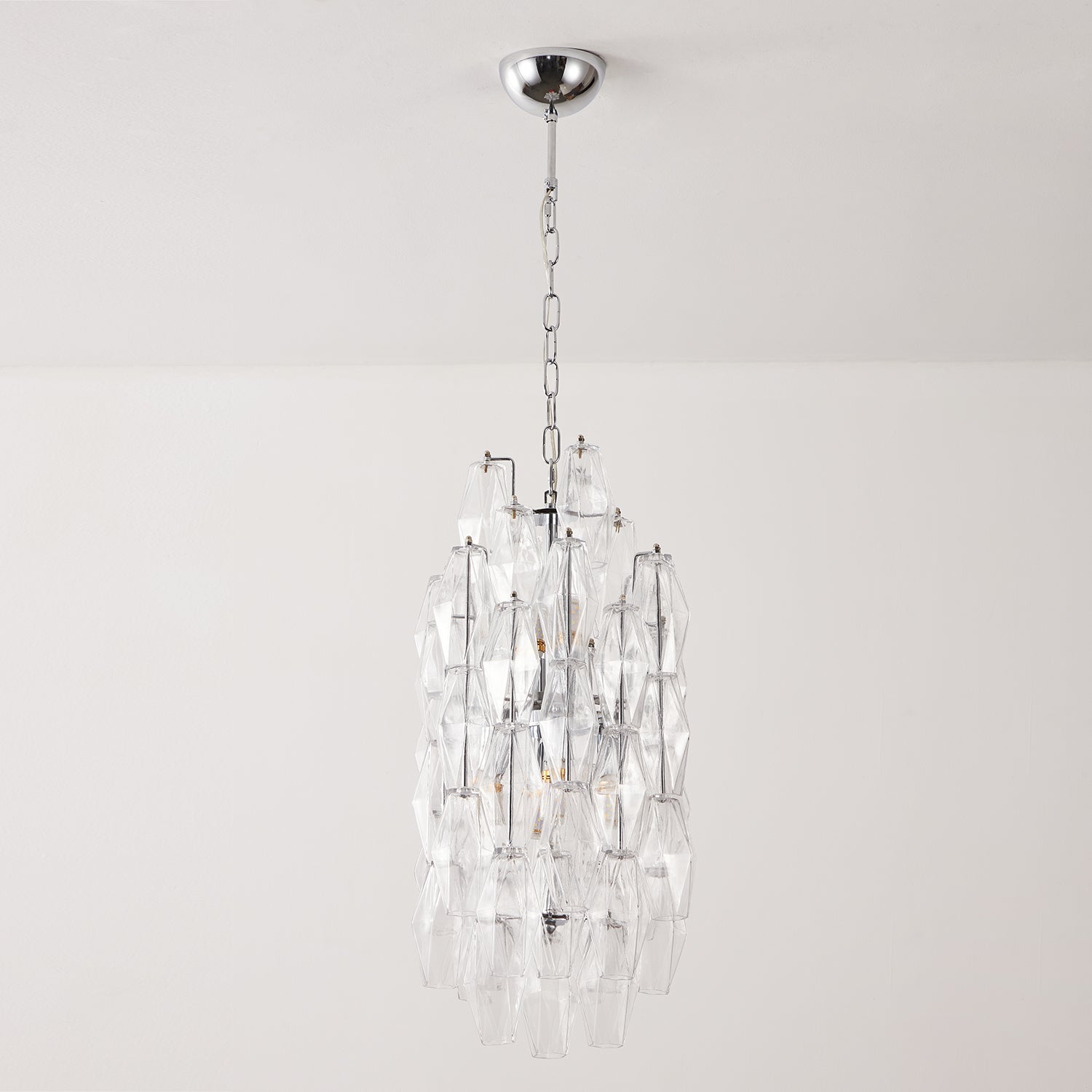 Verona Crystal Amber Pendant Lamp