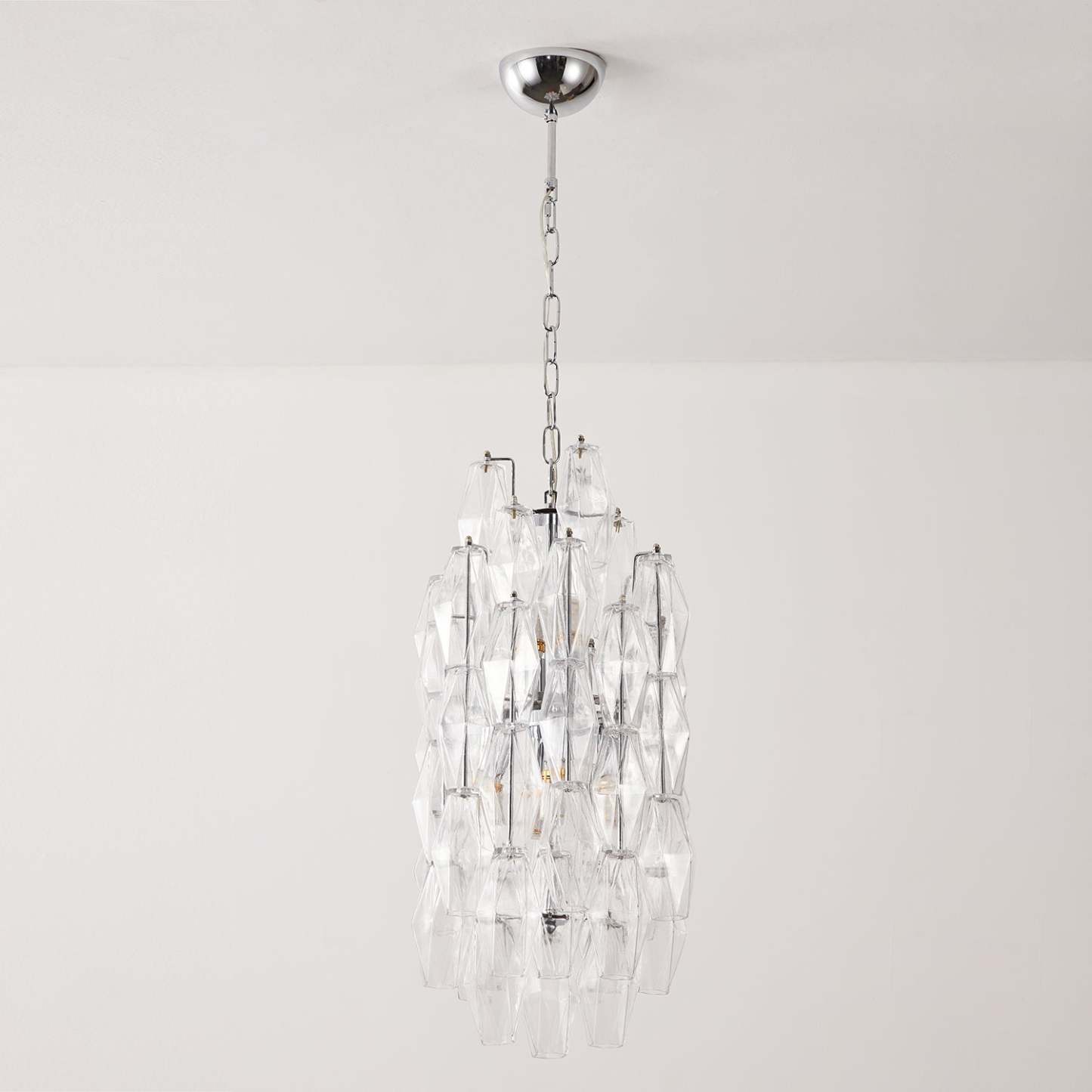 Verona Crystal Amber Pendant Lamp