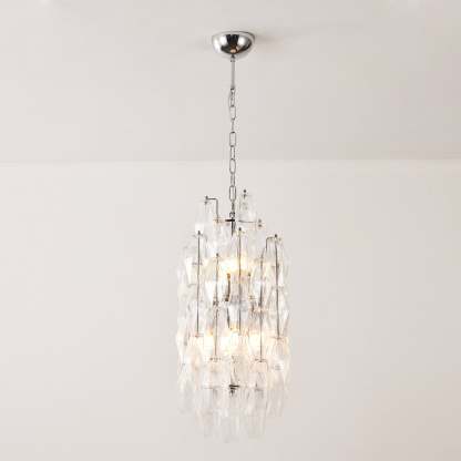 Verona Crystal Amber Pendant Lamp