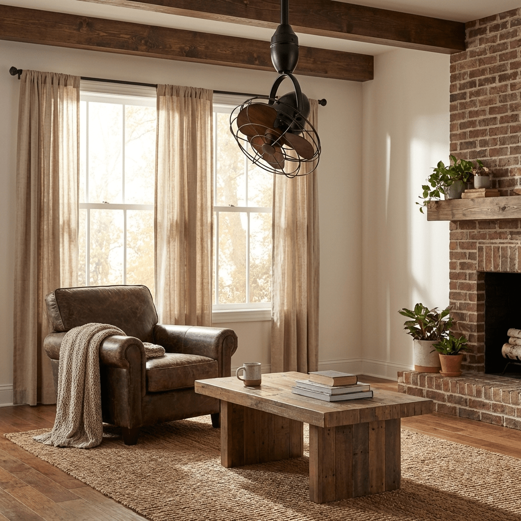 Ventilateur de Plafond Industriel Classique Winston - Neutralighting