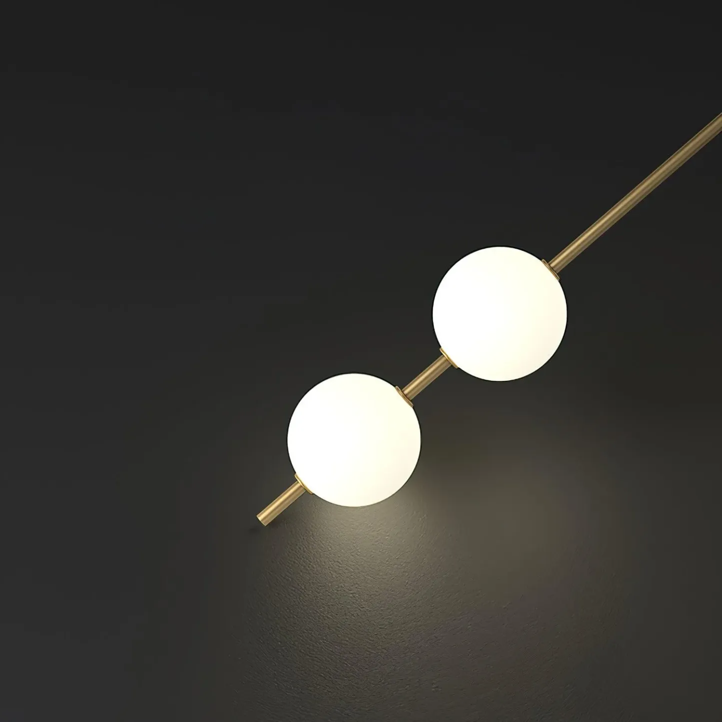 Edge Minimalisme Métal Verre Applique Murale Chambre à Coucher Salon