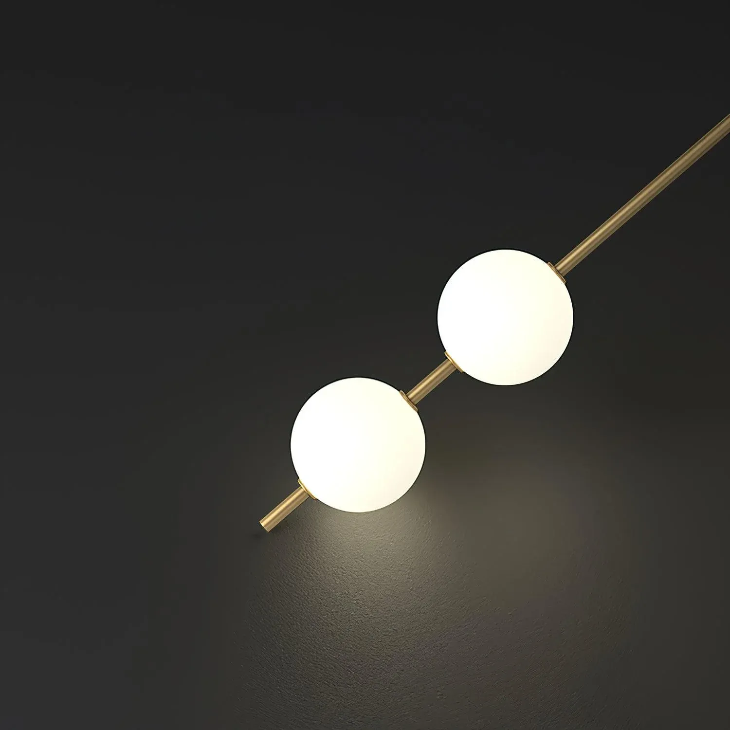 Edge Minimalisme Métal Verre Applique Murale Chambre à Coucher Salon