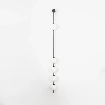 Edge Minimalism Metal Glass Wall Lamp Bedroom Living Room
