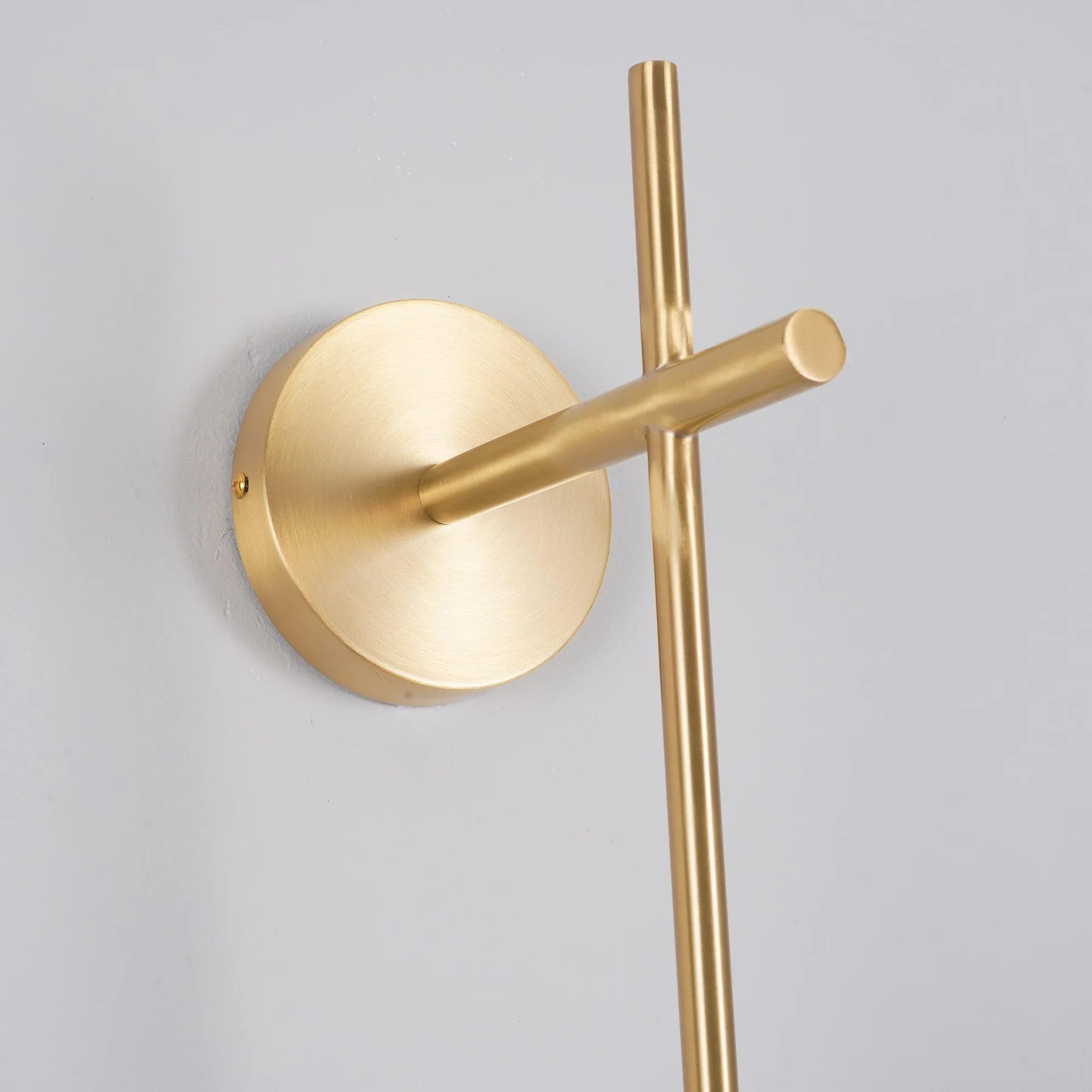 Edge Minimalism Metal Glass Plastic Wall Lamp Bedroom Living Room