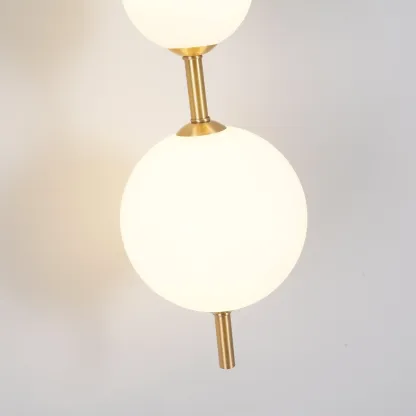 Edge Minimalism Metal Glass Plastic Wall Lamp Bedroom Living Room