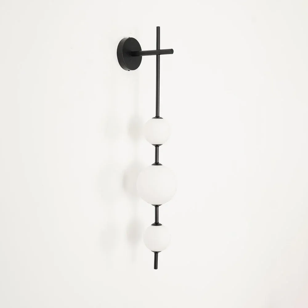Edge Minimalism Metal Glass Plastic Wall Lamp Bedroom Living Room