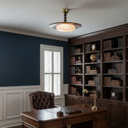 Drift Timber Alabaster Ceiling Light