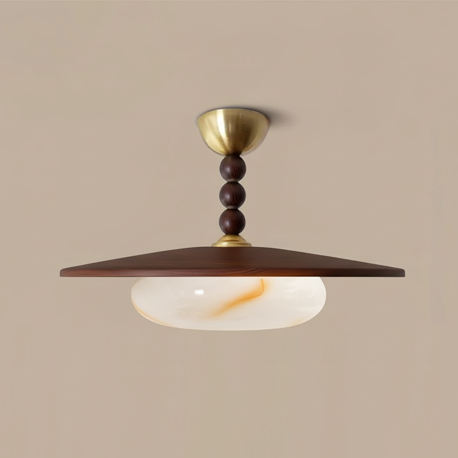 Drift Timber Alabaster Ceiling Light