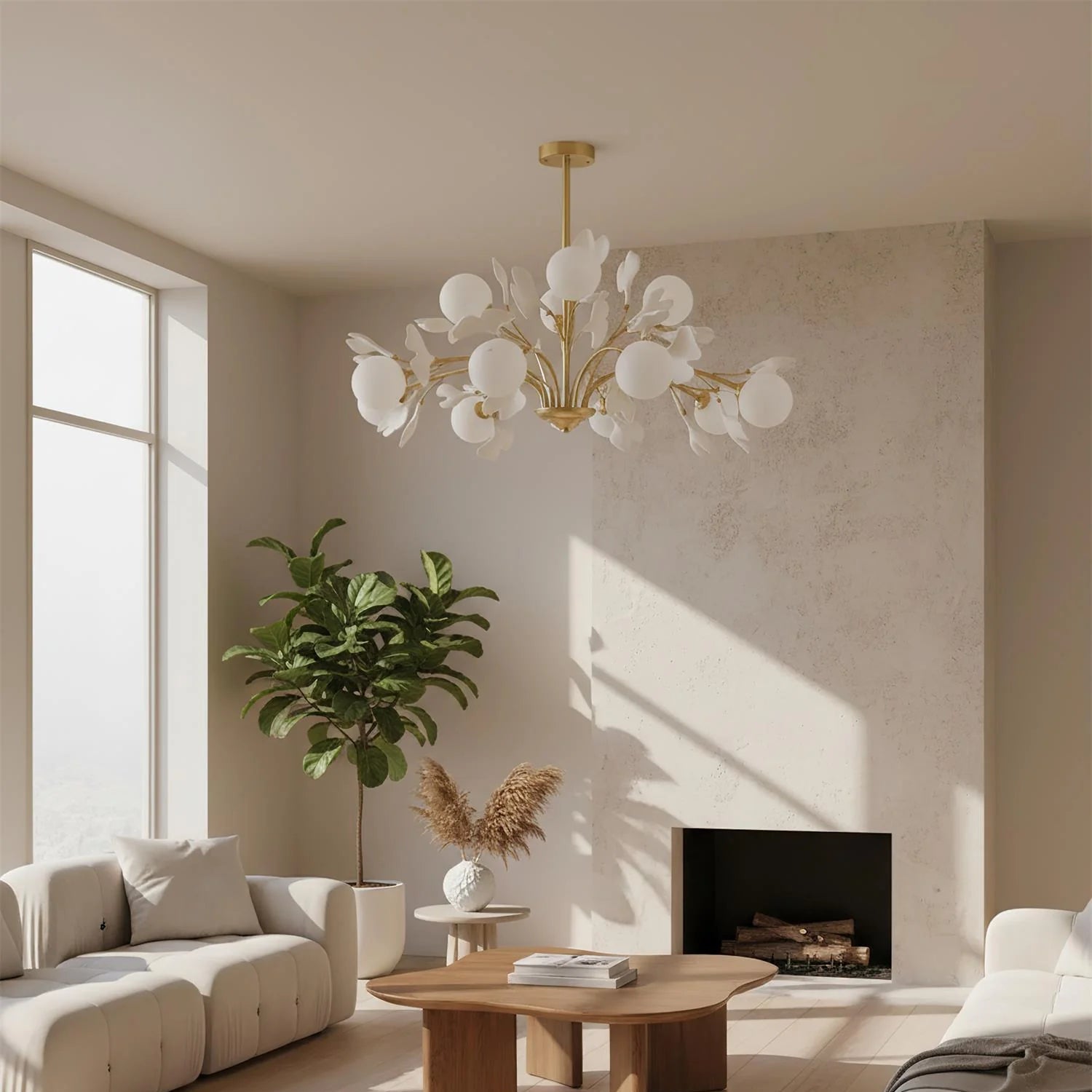 Muse Gingko Leaf Chandelier