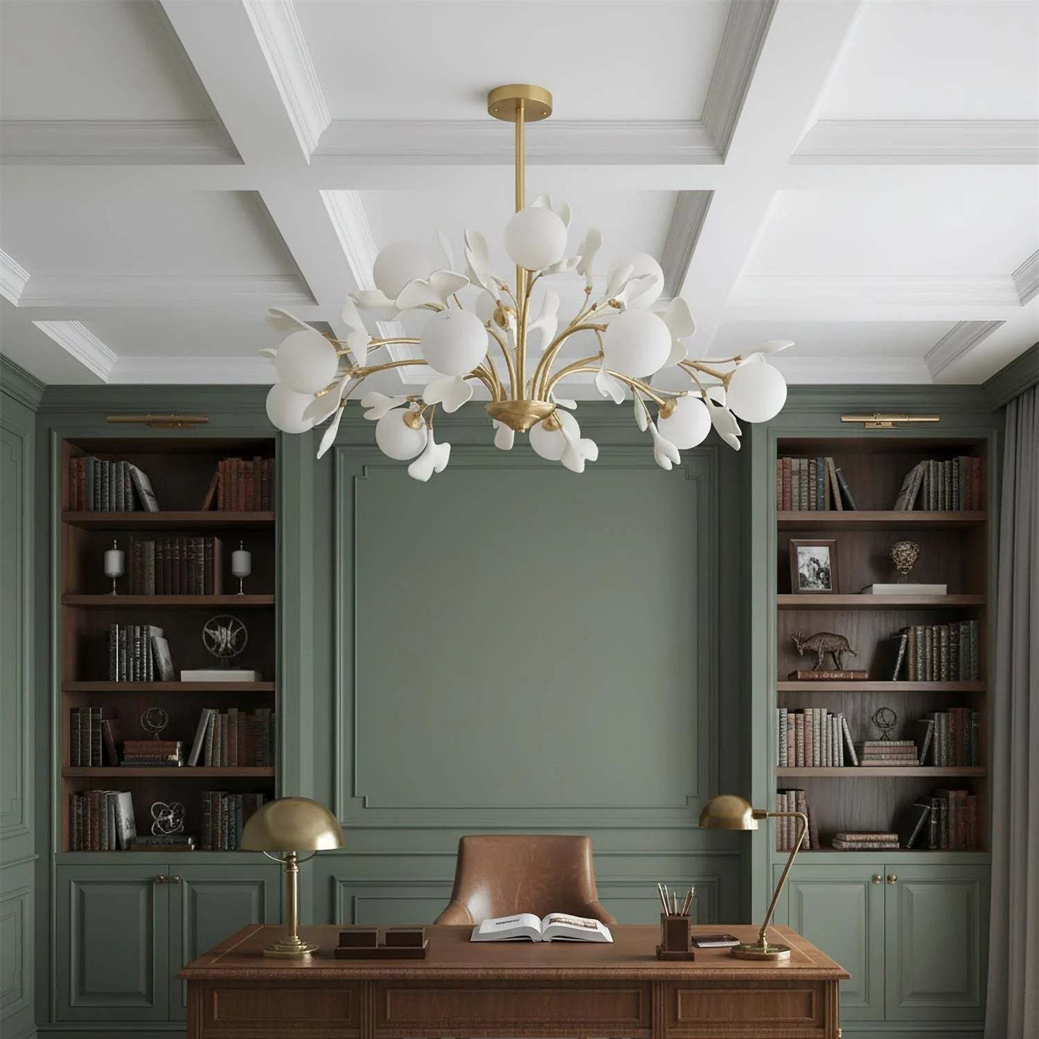 Muse Gingko Leaf Chandelier