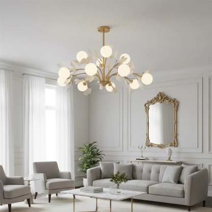 Muse Gingko Leaf Chandelier