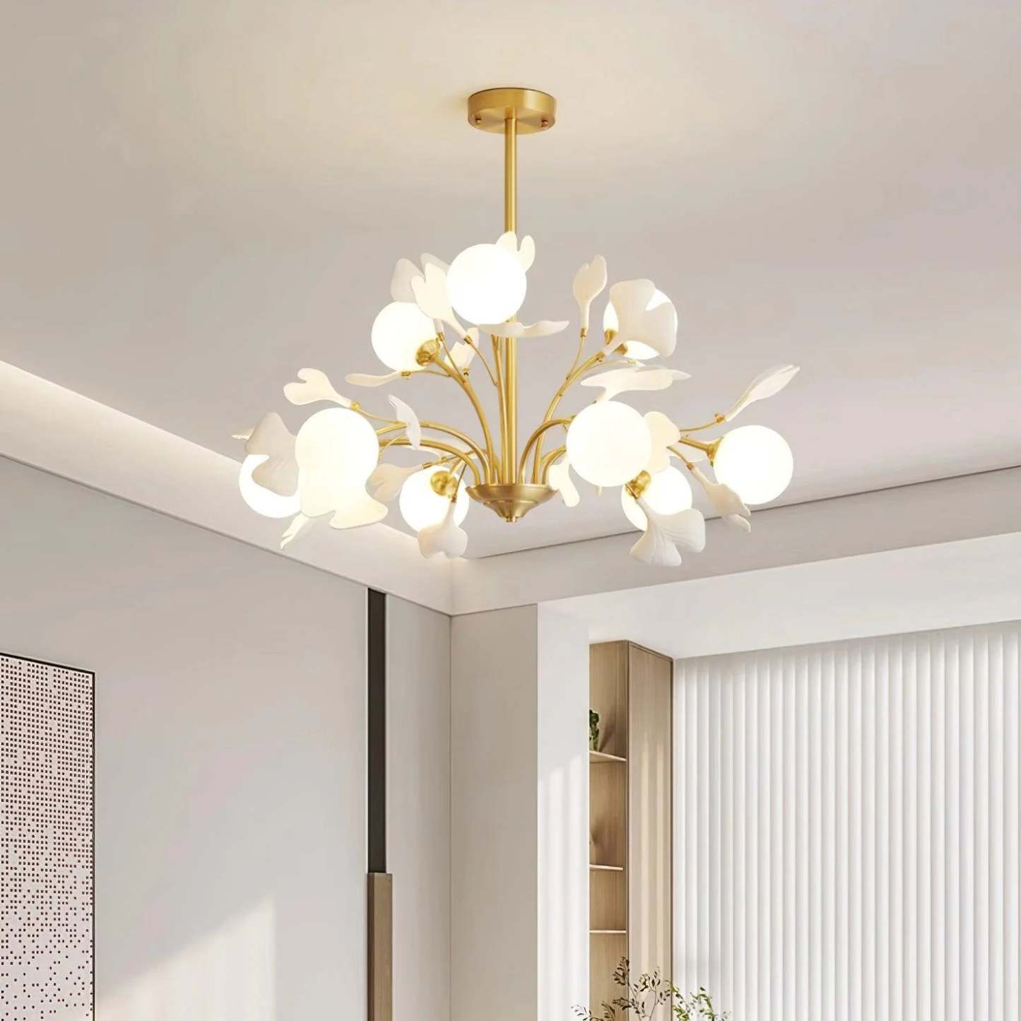 Muse Gingko Leaf Chandelier