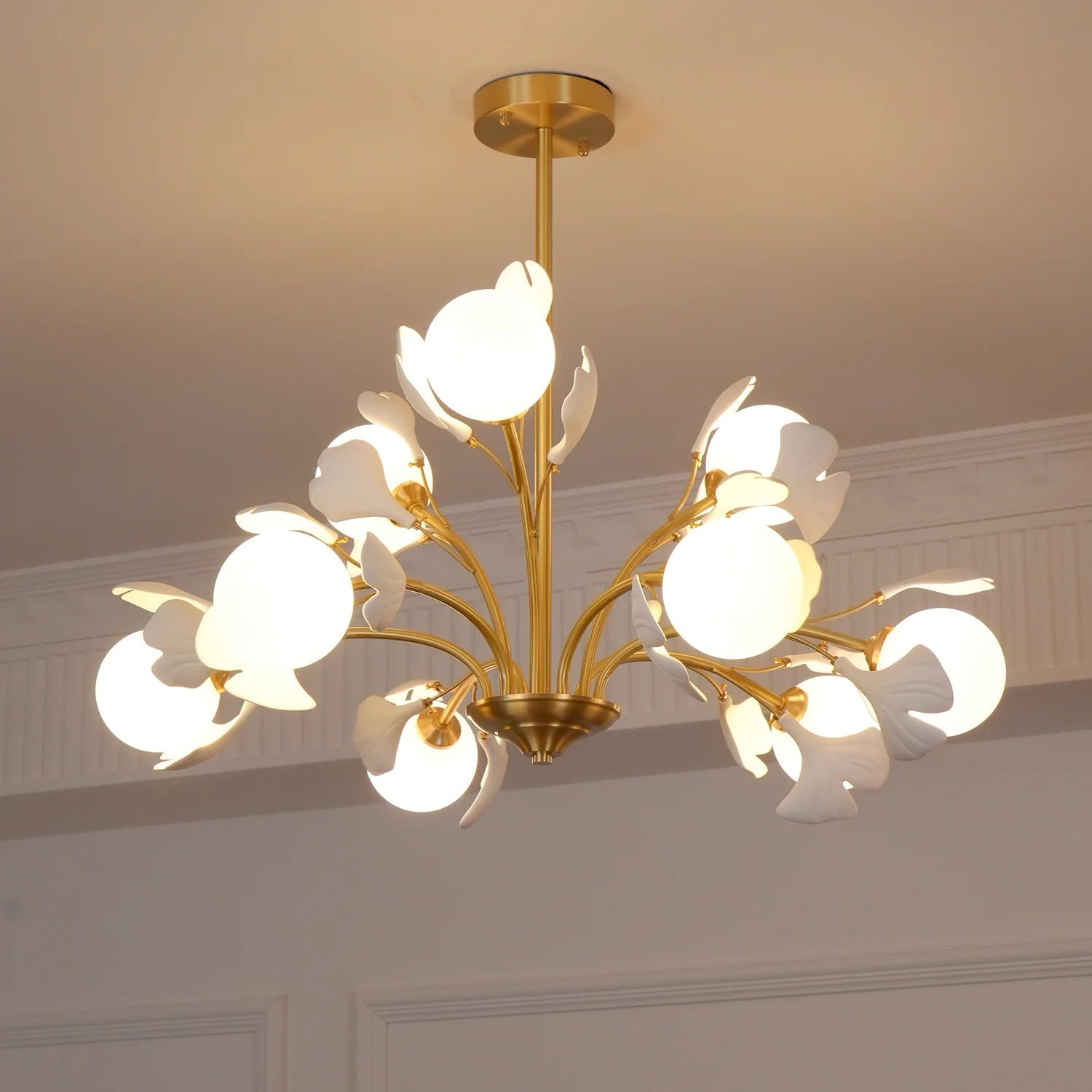 Muse Gingko Leaf Chandelier