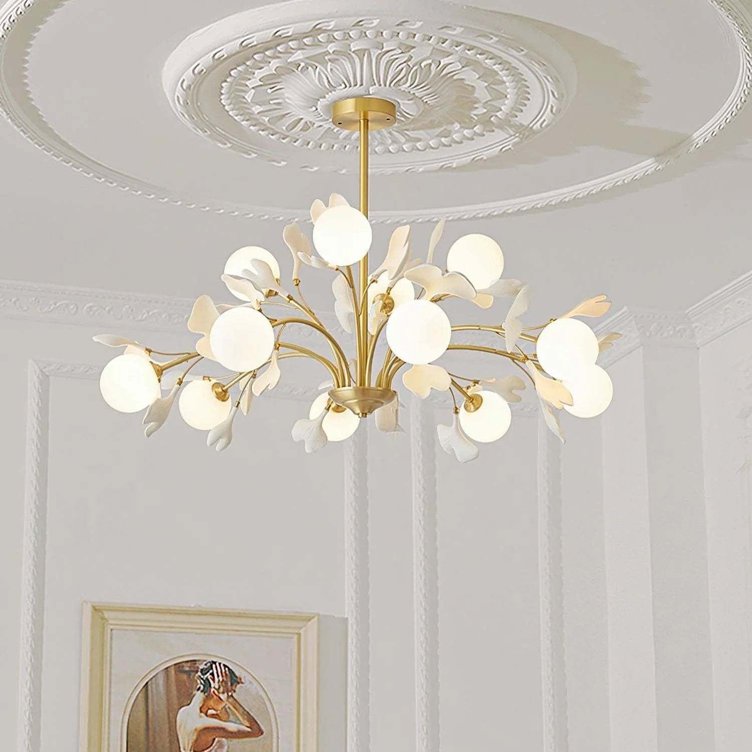 Muse Gingko Leaf Chandelier