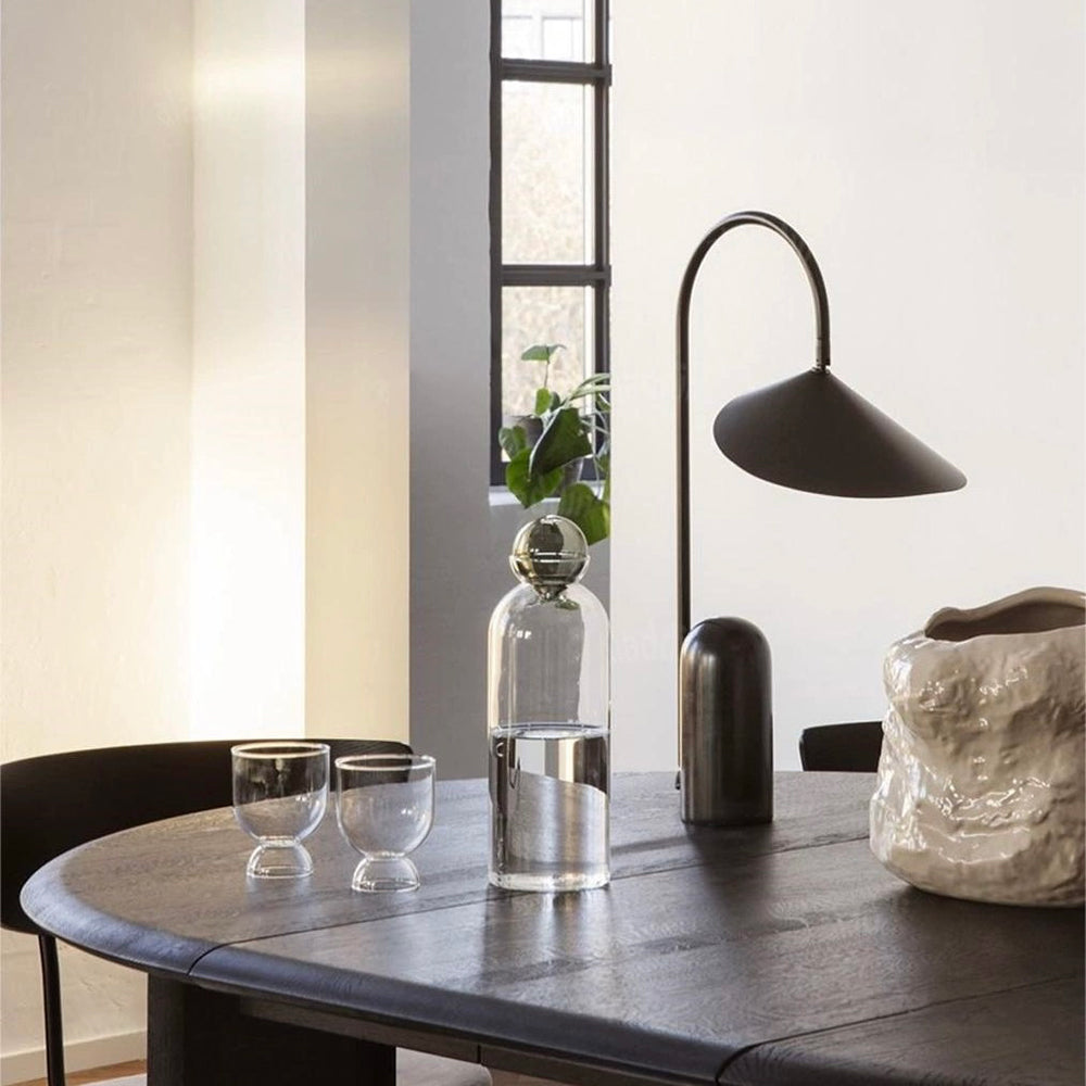 Carins Nordic Minimalist Table Lamp Floor Lamp Black/Beige Bedroom/Living Room