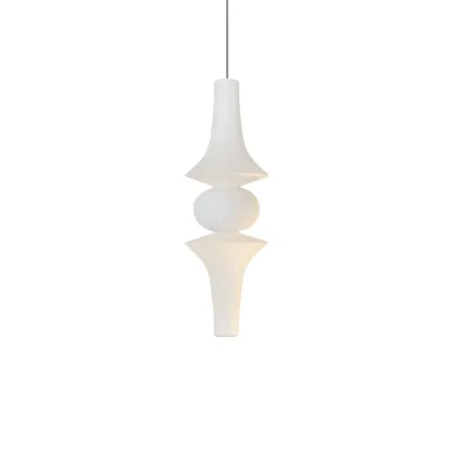 Renée Geometric Style Metal Paper Pendant Light Bedroom Living Room