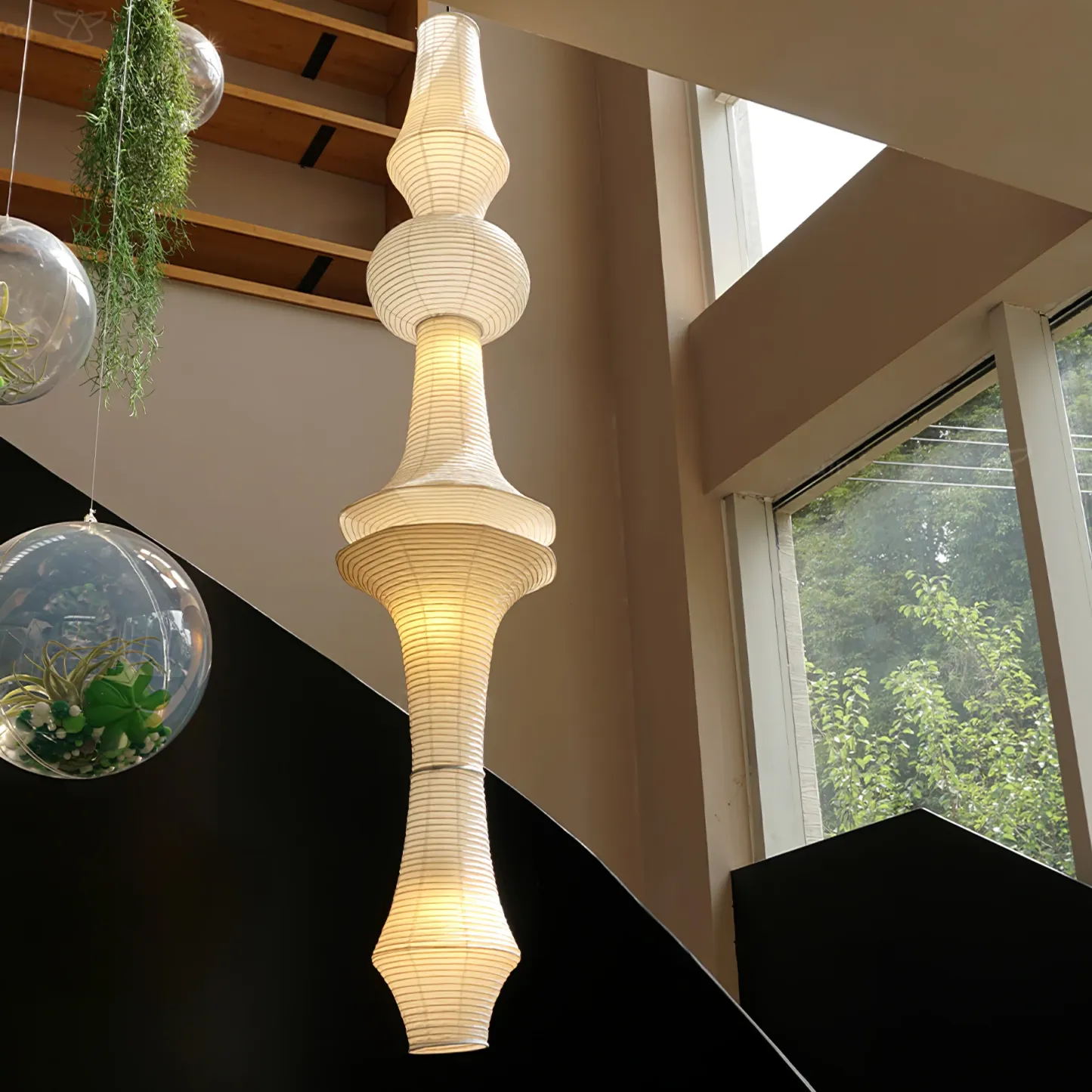 Renée Géométrique Style Métal Papier Suspensions Chambre à Coucher Salon