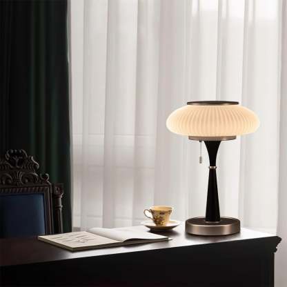 Drift Wood and Glass Table Lamp