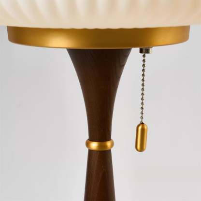 Drift Wood and Glass Table Lamp