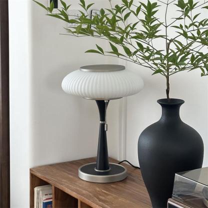 Drift Wood and Glass Table Lamp