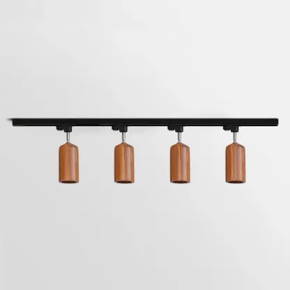 Ozawa Modern Wood Track Ceiling Light Living Room Bedroom Hallway