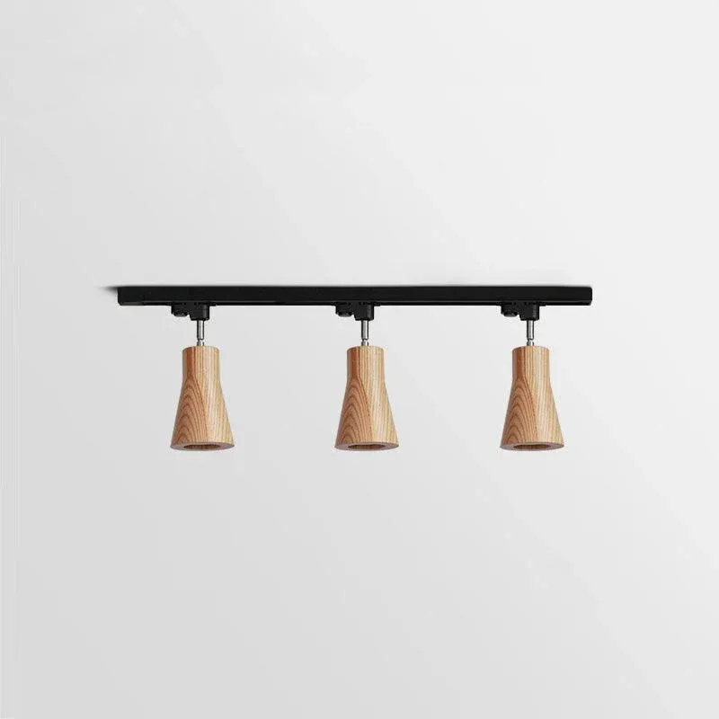 Ozawa Modern Wood Track Ceiling Light Living Room Bedroom Hallway