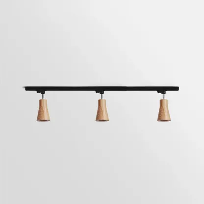 Ozawa Modern Wood Track Ceiling Light Living Room Bedroom Hallway
