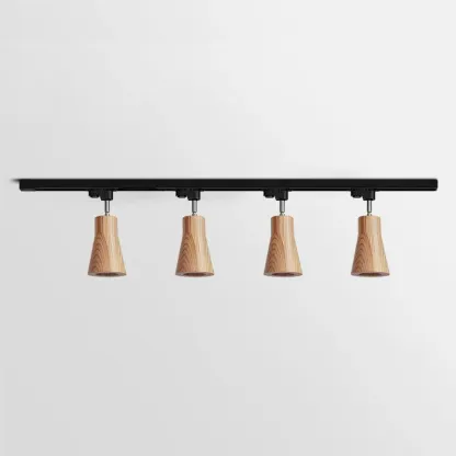 Ozawa Modern Wood Track Ceiling Light Living Room Bedroom Hallway