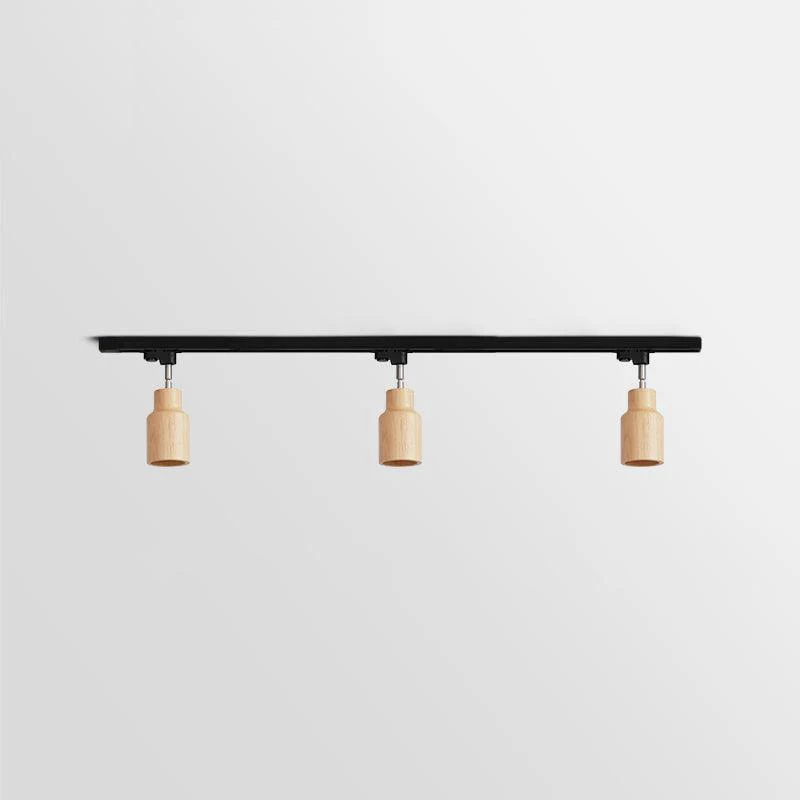 Ozawa Modern Wood Track Ceiling Light Living Room Bedroom Hallway