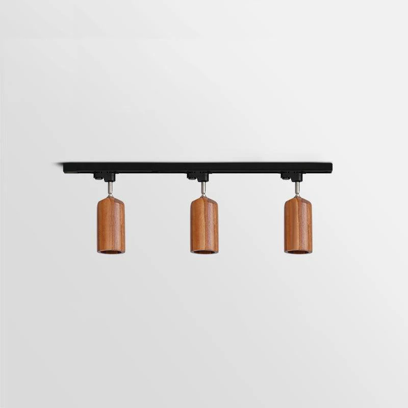 Ozawa Modern Wood Track Ceiling Light Living Room Bedroom Hallway