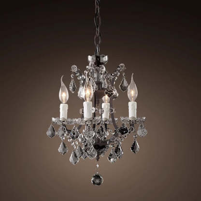 Silva Lustre décoratif Moderne, Métal/Cristal,  Rouille, Salon
