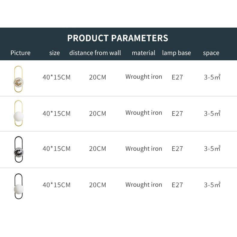 Modern Iron Led Wall Light