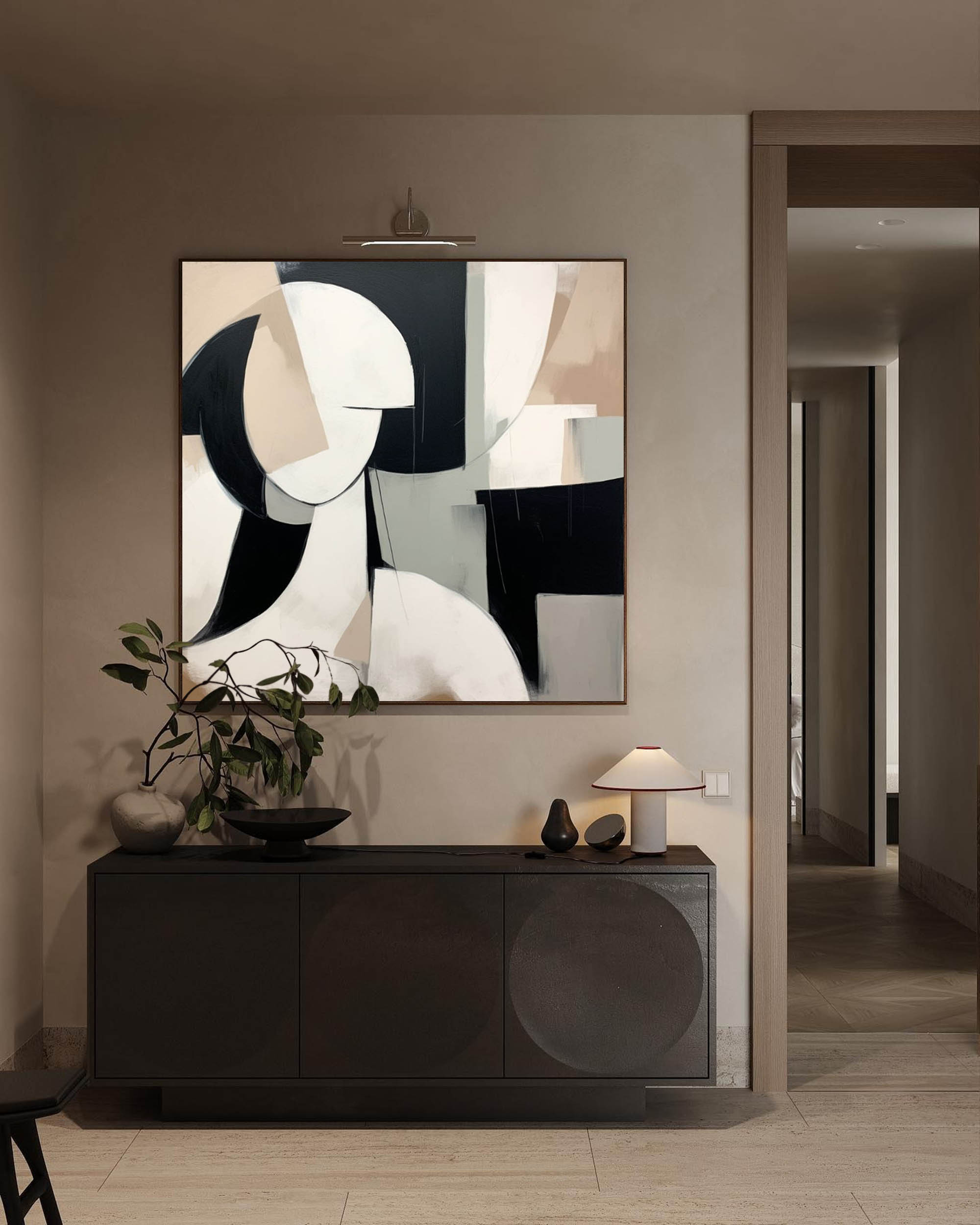 Wabi-Sabi Abstrait Art #MS046