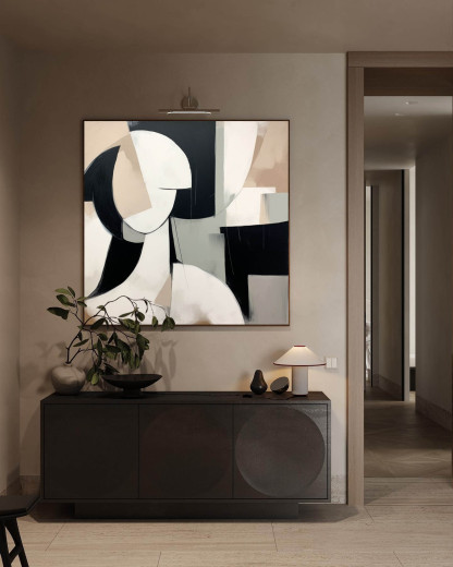 Wabi-Sabi Abstrait Art #MS046