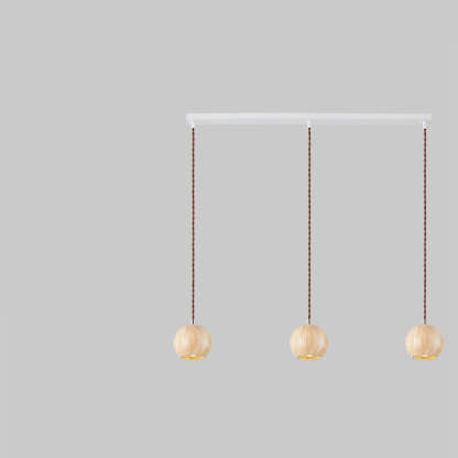 Ozawa Cottage Installer LED Suspension Bois Cuisine/Chambre à coucher