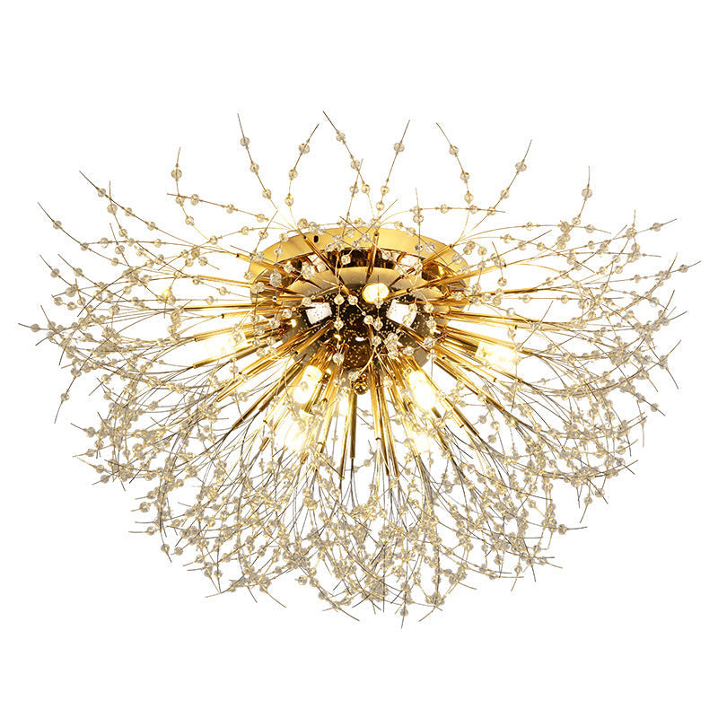 Lili Vintage LED Plafonnier Métal Or Chambre à Coucher Salon