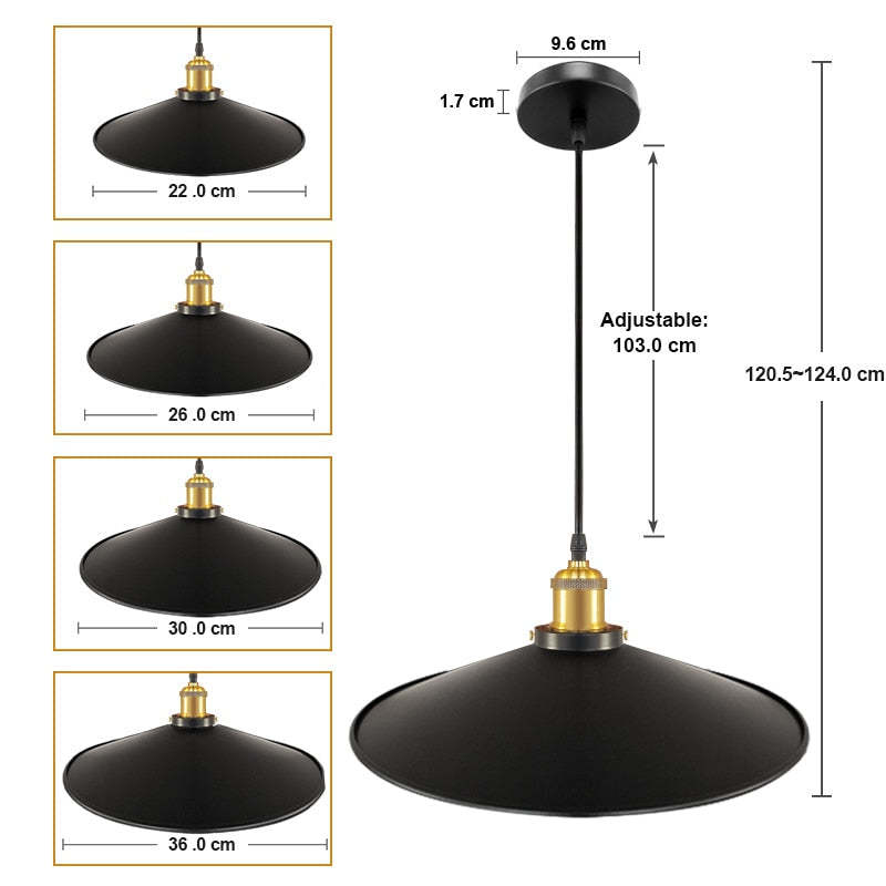 Vintage Retro Edison Pendant Lamp