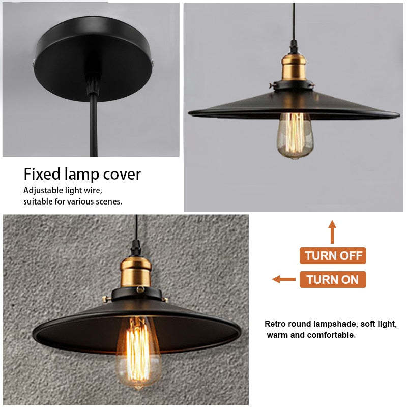 Vintage Retro Edison Pendant Lamp