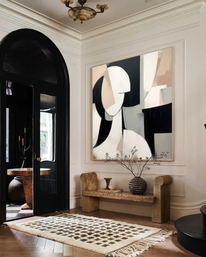 Wabi-Sabi Abstrait Art #MS046