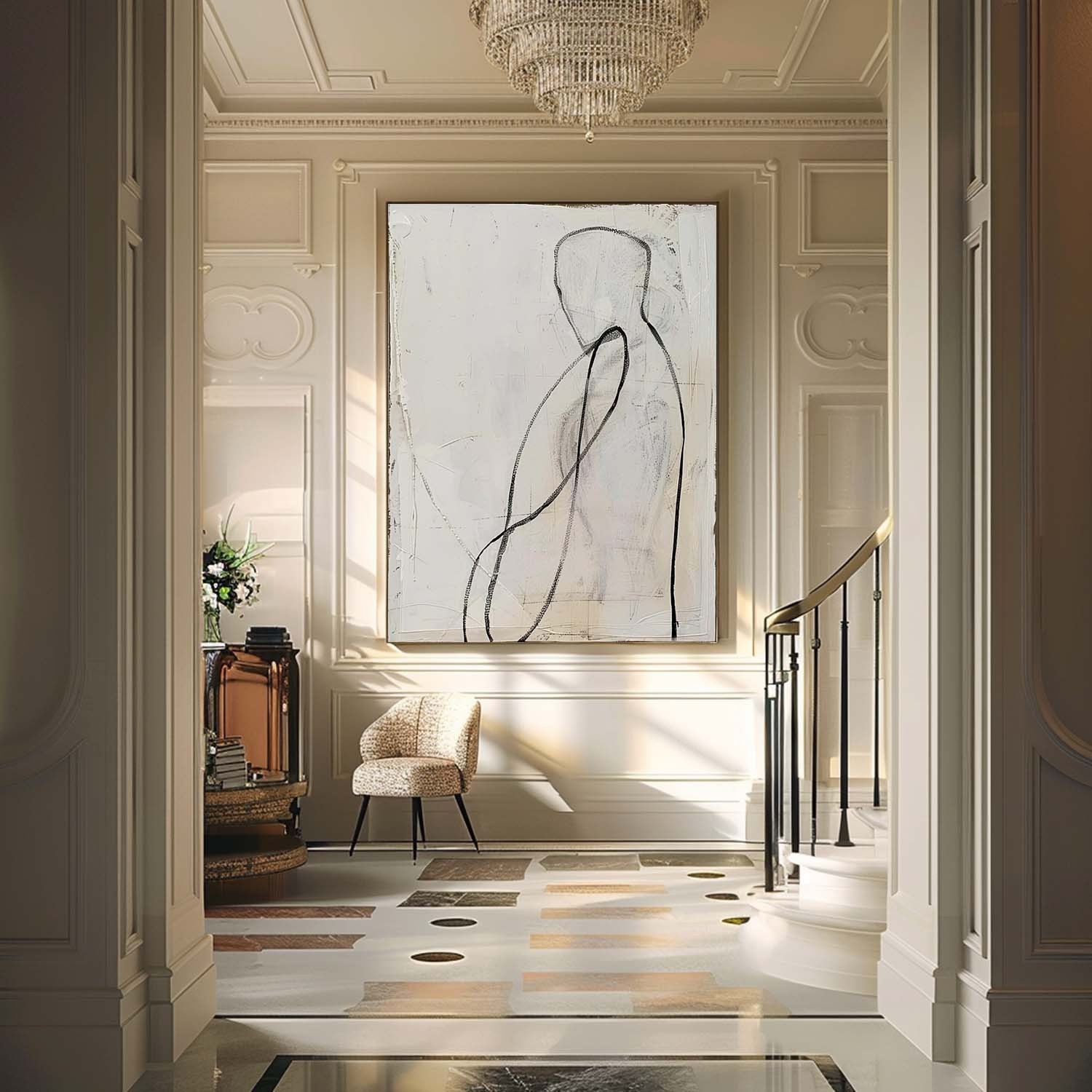 Contemporain Minimalisme Art #MS095