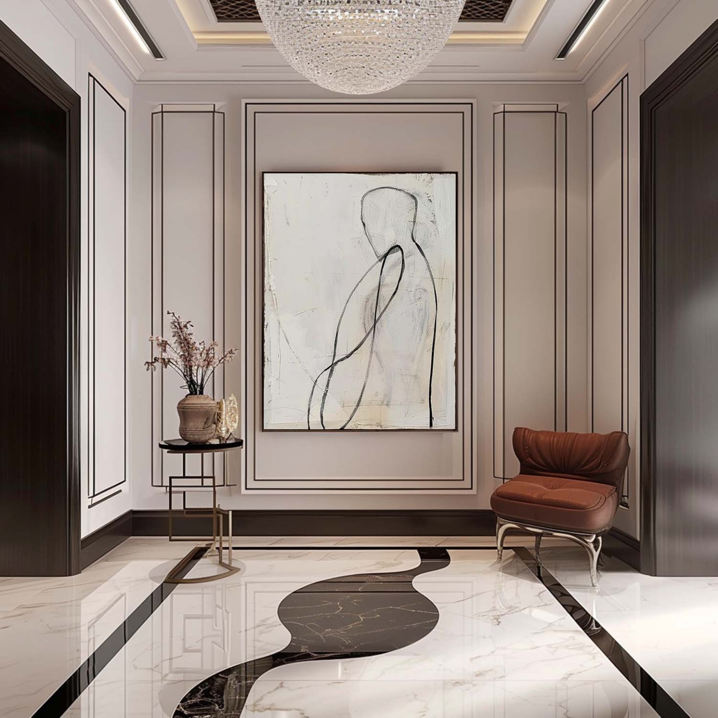 Contemporain Minimalisme Art #MS095