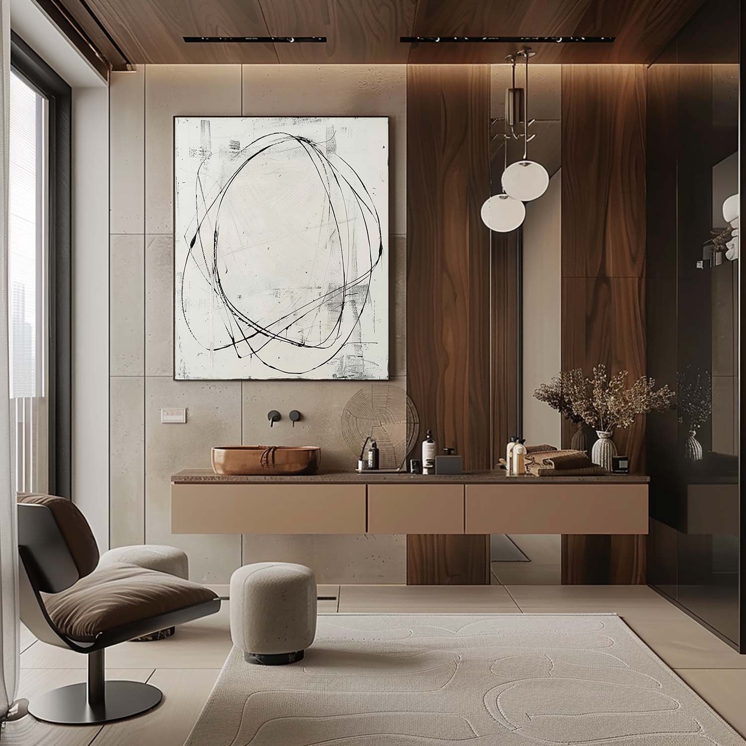 Contemporain Minimalisme Art #MS060